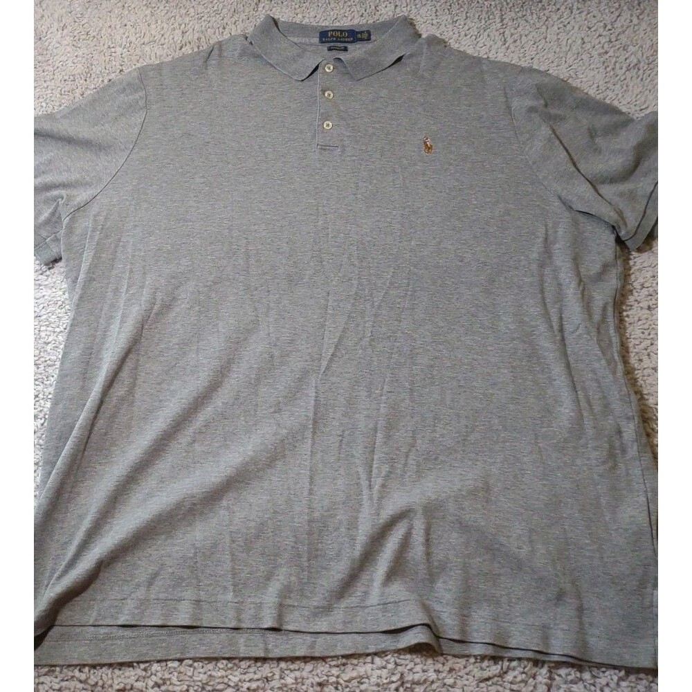 Polo Ralph Lauren Mens 2XL Gray Classic Fit Short Sleeve Colored Jockey
